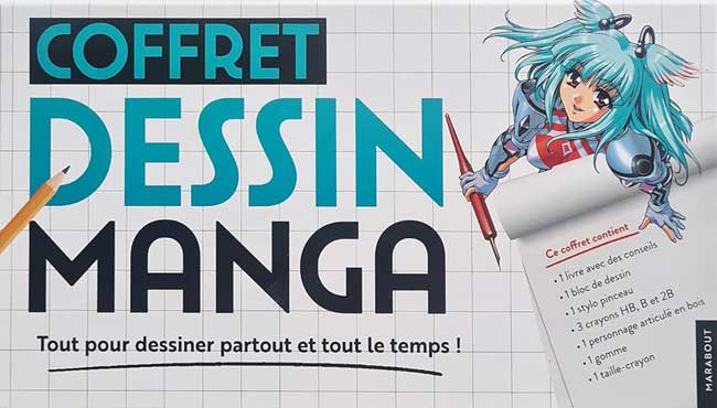 Coffret dessin manga