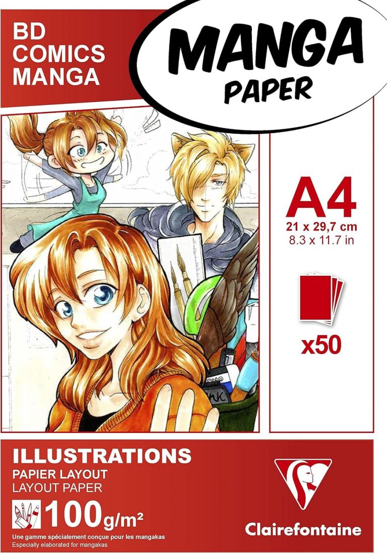 papier layout manga